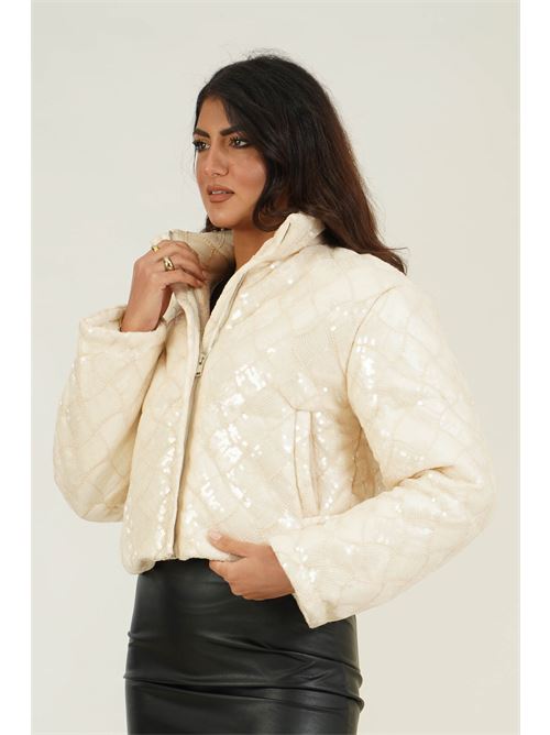 Bomberino con paillettes Twins Fantasy | T5021IVORY